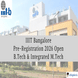 IIIT Bangalore Begins Pre-Registration 2026 for B.Tech & Integrated M.Tech; Apply Till June 8 @iiitb.ac.in